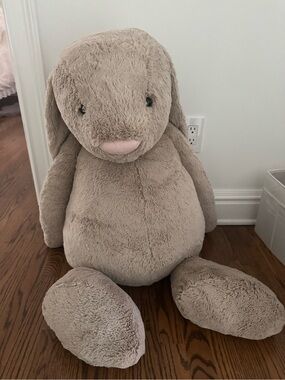 Jellycat Bashful Bunny Grey MEGA XL Size